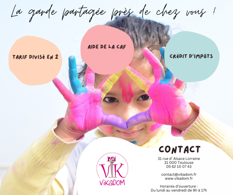 Vikadom et Avantages de Garde Partagée à Toulouse