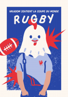 Vikadom agence de Babysitting, soutient les bleus pour la coupe du monde de rugby à Toulouse Toulouse Vikadom